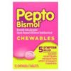 Pepto-Bismol Multi-Symptom Original Chewable Tablets, 24 Count, 1 Per Case | SKU: 548547