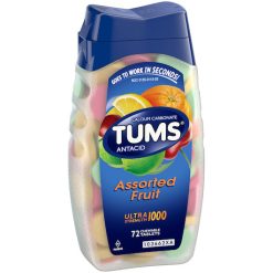 Tums Ultra Strength Assorted Fruit Tablets, 72 Each, 6 Per Pack, 4 Per Case | SKU: 662572 | UPC: 307660745655