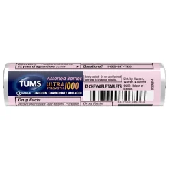 Tums Ultra Single Roll Assorted Berries, 12 Each, 12 Per Pack, 24 Per Case | SKU: 663500