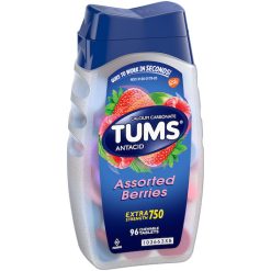 Tums Assorted Berries Tablets, 96 Each, 6 Per Pack, 4 Per Case | SKU: 662658 | UPC: 307667388961