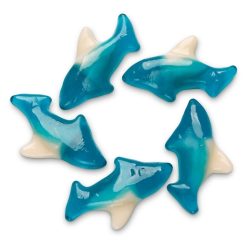 Albanese Blue Gummy Sharks, 5 Pound, 4 Per Case | SKU: 756397 | UPC: 634418511935 | GTIN: 10634418511932