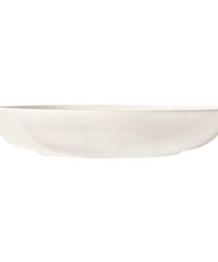 World Tableware Inc. Porcelana Rolled Edge 62 Oz Low Bowl 11 - Bright White, 12 Each | SKU: 574781