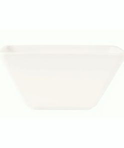 World Tableware Inc. Slate Ultra Bright White 20 Oz Square Bowl 5.5 , 24 Each | SKU: 547759
