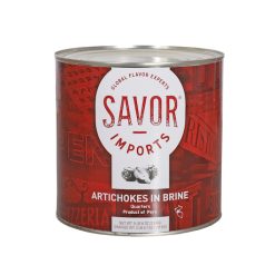 Savor Imports Quartered Artichoke Hearts, 2.5 Kilogram, 6 Per Case | SKU: 147393 | UPC: 684476002364