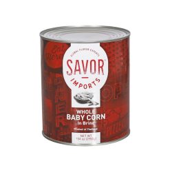 Savor Imports Whole Baby Corn, 6.75 Pound, 6 Per Case | SKU: 352633 | UPC: 684476002739