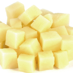 Commodity Diced Potatoes, 10 Pound, 6 Per Case | SKU: 551851 | UPC: 684476032385