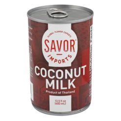 Savor Imports Coconut Milk, 13.5 Ounce, 24 Per Case | SKU: 568050