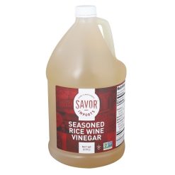 Savor Imports Seasoned Rice Wine 4.5% Vinegar Bulk, 1 Gallon, 4 Per Case | SKU: 586600 | UPC: 684476038387