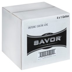 Savor Imports Sauterne Cooking Wine Bulk, 1 Gallon, 4 Per Case | SKU: 586605 | UPC: 684476038400