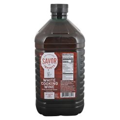 Savor Imports Chablis Cooking Wine Bulk, 1 Gallon, 4 Per Case | SKU: 586606 | UPC: 684476038417