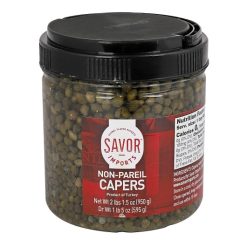 Savor Imports Non Pareils Capers Jar, 32 Ounce, 6 Per Case | SKU: 658933
