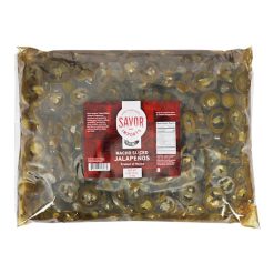Savor Imports Nacho Sliced Jalapeno Peppers, 6.63 Pound, 6 Per Case | SKU: 690143