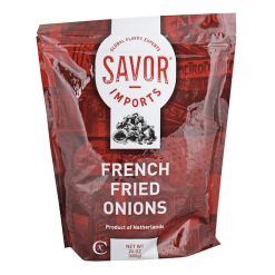 Savor Imports French Fried Onions, 24 Ounce, 6 Per Case | SKU: 705169