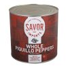 Savor Imports Whole Piquillo Peppers, 3 Kilogram, 6 Per Case | SKU: 706532