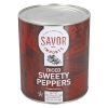 Savor Imports Diced Sweety Pepper, 105 Ounce, 2 Per Case | SKU: 619630 | UPC: 684476058798