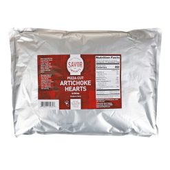 Savor Imports Pizza Cut Artichoke Hearts, 2.5 Kilogram, 6 Per Case | SKU: 712778 | UPC: 684476059306