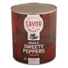 Savor Imports Whole Sweety Peppers, 105 Ounce, 2 Per Case | SKU: 596074 | UPC: 684476062085