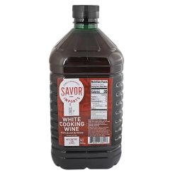 Savor Imports White Genuine Italian Alcohol Cooking Wine, 1 Gallon, 4 Per Case | SKU: 734581 | UPC: 684476062313
