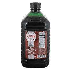 Savor Imports Dry Red Genuine Italian Cooking Wine, 1 Gallon, 4 Per Case | SKU: 734585 | UPC: 684476062320
