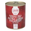 Savor Imports Extra Large Escargot, 1.76 Pound, 12 Per Case | SKU: 580623 | UPC: 046274222243