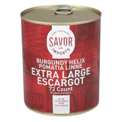 Savor Imports Extra Large Escargot, 1.76 Pound, 12 Per Case | SKU: 580623 | UPC: 046274222243