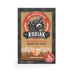Kodiak Cakes Chocolate Chip Muffin Mix, 14 Ounces, 6 Per Case | SKU: 739331 | UPC: 705599013126