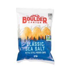 Boulder Canyon Sea Salt Kettle Cooked Chips, 1.5 Ounces, 55 Per Case | SKU: 522635 | UPC: 081631131448