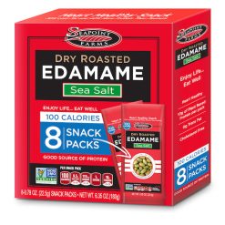 Seapoint Farms Edamame Dry Roasted Sea Salt, 8 Count, 12 Per Case | SKU: 639457 | UPC: 711575007898