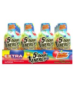 5-Hour Energy Shot Extra Strength Fruity Rainbow, 1.93 Fluid Ounce, 12 Per Pack, 4 Per Case | SKU: 813338 | GTIN: 10719410196483