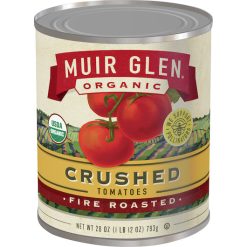 Muir Glen Organic Fire Roasted Crushed Tomatoes, 28 Ounces, 12 Per Case | SKU: 663448 | UPC: 725342290437