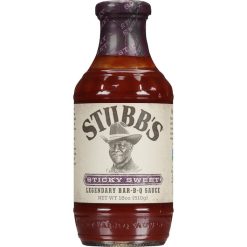 Stubb s Sticky Sweet Bar-b-q Sauce, 18 Ounce, 6 Per Case | SKU: 662423 | UPC: 073475600013