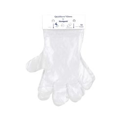 Handgards Quickserve Embossed Cast Straight Cuff Polyethylene Glove, 50 Each, 50 Per Pack, 20 Per Case | SKU: 451654