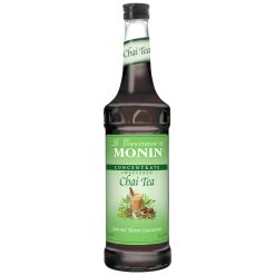 Monin Chai Tea Concentrate, 25.36 Fluid Ounce, 12 Per Case | SKU: 399159 | UPC: 738337056574
