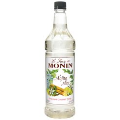 Monin Mojito Mix Syrup Cocktail Mixer, 1 Liter, 4 Per Case | SKU: 399094 | UPC: 738337061035