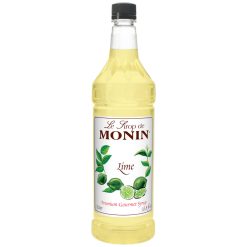 Monin Lime Syrup, 1 Liter, 4 Per Case | SKU: 471507 | UPC: 738337061301