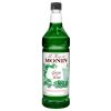 Monin Green Mint Syrup, 1 Liter, 4 Per Case | SKU: 626977 | UPC: 738337061448
