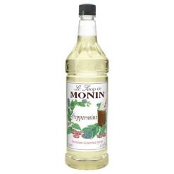 Monin Peppermint, 1 Liter, 4 Per Case | SKU: 464745 | UPC: 738337882494