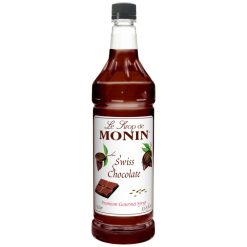 Monin Swiss Chocolate Syrup, 1 Liter, 4 Per Case | SKU: 490912 | UPC: 738337883576