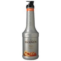 Monin Peach Puree Syrup, 1 Liter (Pack of 4) | SKU: 502528 | UPC: 738337883767