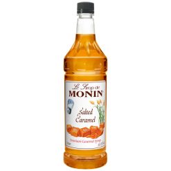 Monin Salted Caramel Syrup, 1 Liter, 4 Per Case | SKU: 570279 | UPC: 738337886133