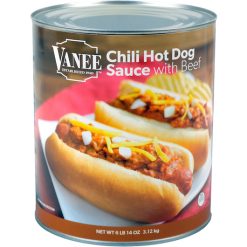 Vanee Chili Hot Dog Sauce With Meat, 110 Ounces, 6 Per Case | SKU: 373909 | UPC: 739478001065
