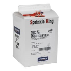 Sprinkle King Bright Confetti Blend, 5 Pound, 4 Per Case | SKU: 642915 | UPC: 766818517269