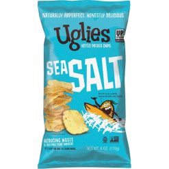 Uglies Sea Salt Kettle Chips, 6 Ounce, 12 Per Case | SKU: 777668 | UPC: 785654161023