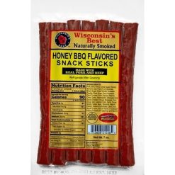 Wisconsins Best Honey Bbq Snack Sticks, 7 Ounce, 12 Per Case | SKU: 760896 | UPC: 813608012265