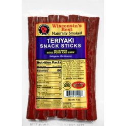Wisconsins Best Pork & Beef Teryaki Snack Sticks, 7 Ounce, 12 Per Case | SKU: 760890 | UPC: 813608012296