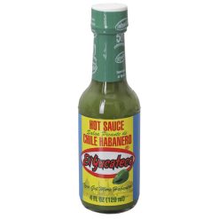 El Yucateco Green Chile Habanero Hot Sauce Bottle, 4 Fluid Ounce, 12 Per Case | SKU: 708039 | UPC: 816493010026