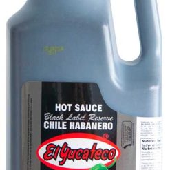 El Yucateco Black Label Habanero Hot Sauce, 67.63 Fluid Ounce, 2 per case | SKU: 708040 | UPC: 816493010279