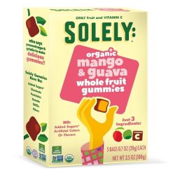 Solely Organic Whole Fruit Mango Guava Gummies, 3.5 Ounce, 8 Per Case | SKU: 752911 | UPC: 850023073020