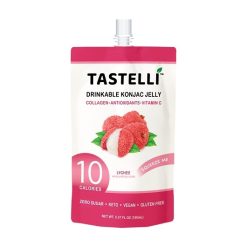 Tastelli Lychee Drinkable Jelly, 5.07 Ounce, 4 Per Pack, 10 Packs Per Case | SKU: 813096 | UPC: 860005389360