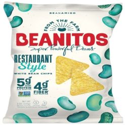 Beanitos Restaurant Style White Bean with Sea Salt Chips, 5 Ounce, 6 per case. | SKU: 592693 | UPC: 852834002138